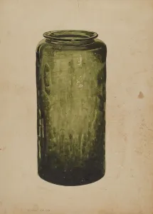 Glassworks Prints: Jar, c. 1937. Creator: John Dana