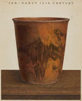 John Matulis Prints: Jar, c. 1937. Creator: John Matulis