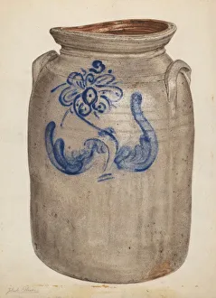 Jar, c. 1937. Creator: Yolande Delasser