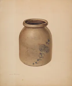 Aaron Fastovsky Prints: Jar, c. 1938. Creator: Aaron Fastovsky