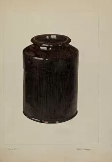 Clyde L Collection: Jar, c. 1938. Creator: Clyde L. Cheney