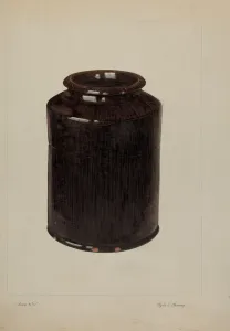 Cheney Gallery: Jar, c. 1938. Creator: Clyde L. Cheney
