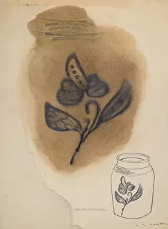Stem Gallery: Jar, c. 1938. Creator: George Loughridge