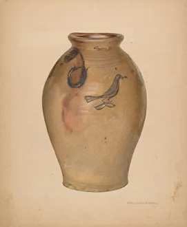 Jar, c. 1938. Creator: George Loughridge