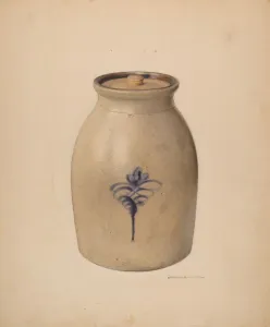 Jar, c. 1938. Creator: George Loughridge