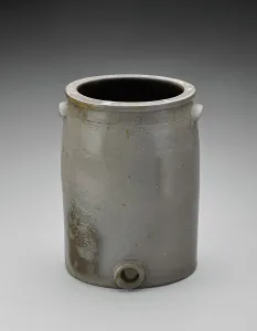 Visual Prints: Jar with drain hole, about 1860-1880. Creator: George Unser