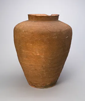 Awata Ware Prints: Jar, Eastern Zhou dynasty, Warring States period (480-221 B. C. ), 4th / 3rd century B. C
