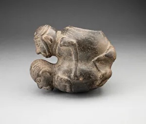 Jar in the Form of an Erotic Scene, A. D. 1200 / 1470. Creator: Unknown