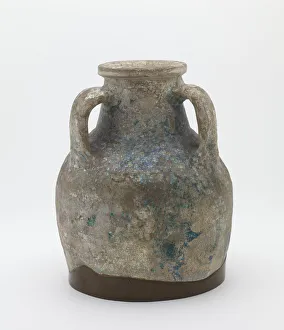Raqqa Ware Prints: Jar (fragment), 11th-12th century. Creator: Unknown