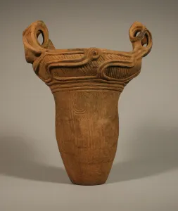 Ceramicearthenware Prints: Jar with Handles, c. 2000 B. C. Creator: Unknown