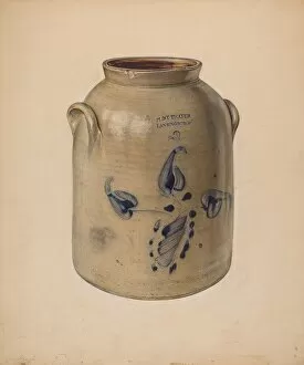 Crock Gallery: Jar, probably 1937 / 1938. Creator: Jean Peszel