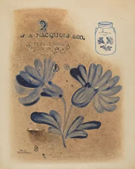 Trademark Prints: Jar, probably 1937. Creator: John Tarantino
