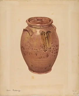 Aaron Fastovsky Prints: Jar, probably 1940. Creator: Aaron Fastovsky