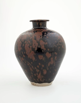 Northern Song Prints: Jar with spotted glaze, 1100s. Creator: Unknown