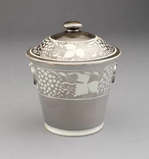 Lustreware Prints: Jar, Staffordshire, 1810 / 20. Creator: Staffordshire Potteries