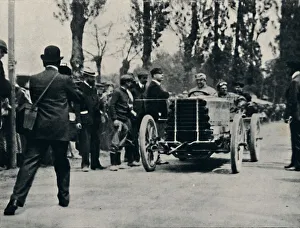 M Campbell Prints: Jarrott arrives at Bordeaux in the Race of Death, 1937