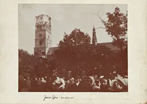 Jozef Prints: Jasna Gora Sanctuary - after the fire of the tower cupola