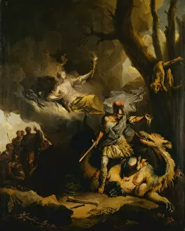 Golden Fleece Gallery: Jason killing the Colchian Dragon, ca 1766-1770