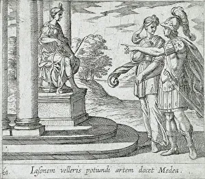 Wilhelm Janson Prints: Jason Promises His Hand to Medea