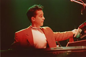 Shirt Prints: Jason Rebello, Dingwalls, Camden Town, London, 1994. Creator: Brian Foskett