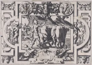 Sowing Prints: Jason Sows the Dragons Teeth (Jason les dompte et sous le joug enserre et labourer leur