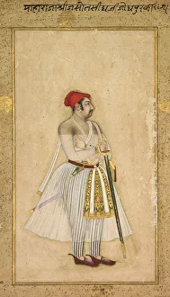 Jodhpur Prints: Jaswant Singh of Jodhpur (ruled 1635-1678), c. 1660-1665. Creator: Unknown