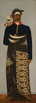 Java Prints: Javanese Court Officials, c.1820-c.1870. Creator: Unknown