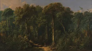 Camouflage Collection: Javanese Jungle, ca. 1860. Creator: Raden Saleh
