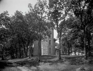 Jay Cooke's residence on Gibraltor [sic], Put-in-Bay, between 1880 and 1899. Creator: Unknown