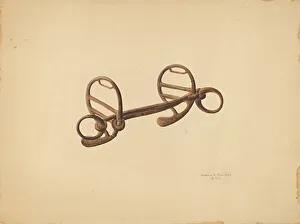 Tack Prints: Jay Eye See Driving Bit, 1940. Creator: Harold Ballerd