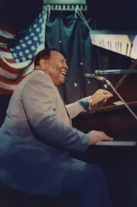 Jay McShann, Edinburgh Jazz Festival, Scotland, 1987. Creator: Brian Foskett