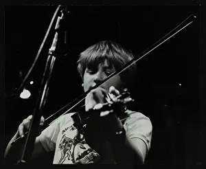 Garrick Prints: Jazz violinist Christian Garrick playing at The Stables, Wavendon, Buckinghamshire