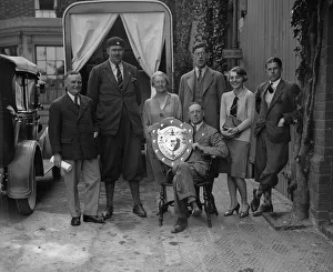 Junior Car Club Prints: JCC Inter-Centre Rally, 1932. Artist: Bill Brunell