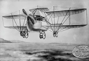 J.E. Harriman's Aerocar, 1910 or 1911. Creator: Bain News Service
