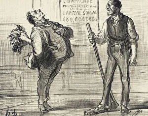 Duster Prints: Je ne vois pas pourquoi on ne nous nommerait pas aussi.. 1856. Creator: Honore Daumier