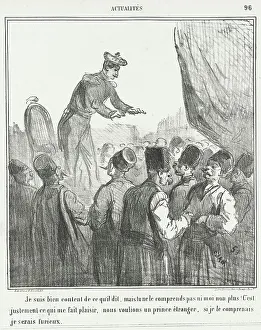 Periodical Prints: Je suis bien content de ce qui'l dit