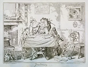 Jealous Prints: Jealousy, 1835. Artist: George Cruikshank