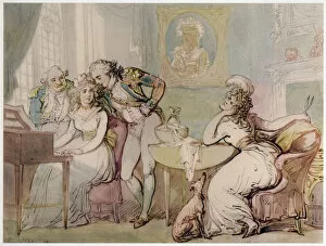 Boston Public Library Gallery: Jealousy, the Rival, 1803. Creator: Thomas Rowlandson