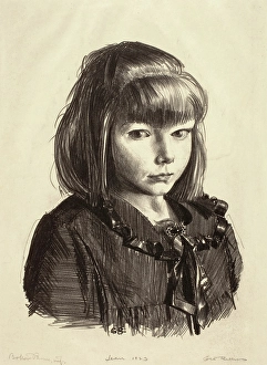 Suspicion Prints: Jean, 1923. Creator: George Wesley Bellows
