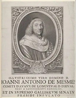 Nanteuil Robert Prints: Jean-Antoine de Mesmes, 1658. Creator: Robert Nanteuil