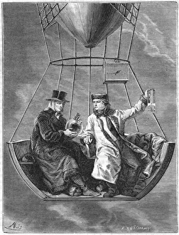 Jean Baptiste Biot and Joseph Louis Gay-Lussac, French scientists, 1804 (1870) Jean Baptiste Biot and Joseph Louis Gay-Lussac, French scientists, 1804 (1870)