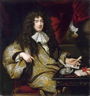 Nattier Prints: Jean-Baptiste Colbert, marquis de Seignelay (1651-1690)