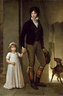 Elegant Collection: Jean-Baptiste Isabey (1767-1855) and his Daughter Alexandrine, 1795