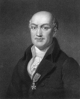 Jean Baptiste Joseph Delambre, French mathematician and astronomer, (1836).Artist: B Holl