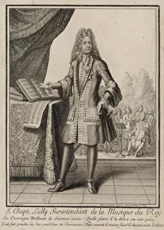 Jean-Baptiste Lully. Artist: Bonnart, Henri (1642-1711)