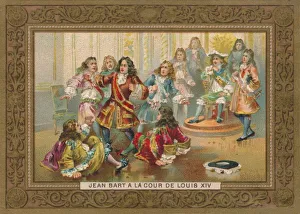 Bart Collection: Jean Bart (1650-1702) at the Court of Louis XIV (1638-1715), c.1910s