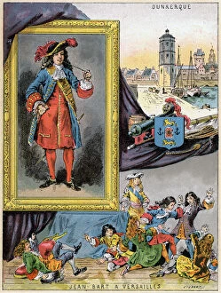 Les Francais Illustres Gallery: Jean Bart, French naval commander and privateer, 1898. Artist: Gilbert