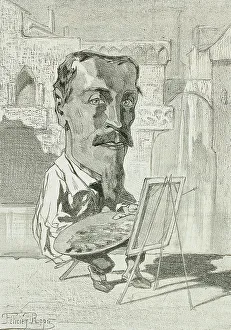 Uylenspiegel Prints: Jean-Batiste Van Moër, 1857. Creator: Félicien Rops