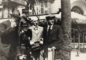 Jean Cocteau, Manuel Ortiz de Zárate, Henri-Pierre Roché, Marie Vassilieff, Max Jean Cocteau, Manuel Ortiz de Zárate, Henri-Pierre Roché, Marie Vassilieff, Max