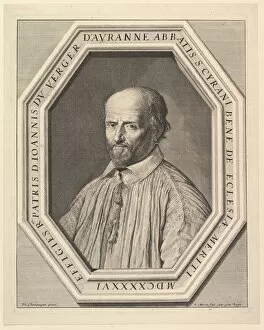 Abbot Collection: Jean Duvergier de Hauranne, abbe de Saint-Cyran. Creator: Jean Morin